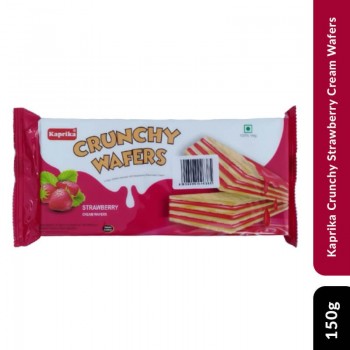 Kaprika Crunchy Cheese Cream Wafers, 150gm